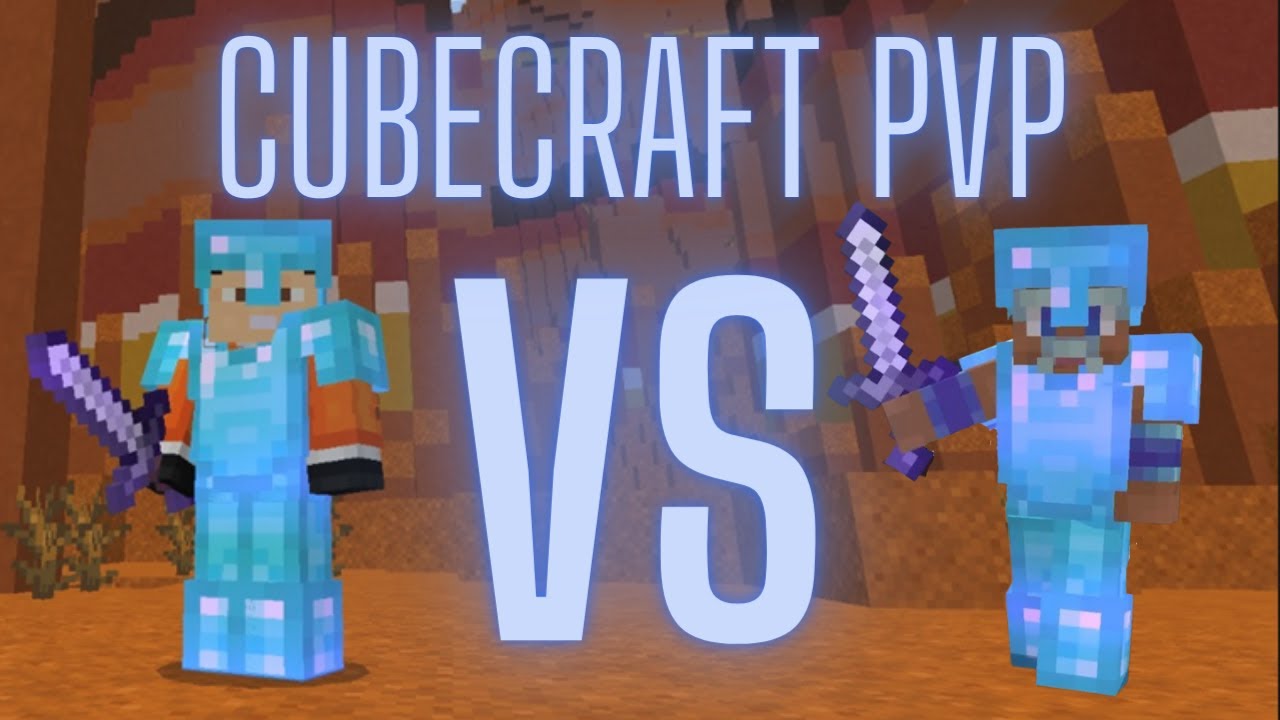Minecraft Bedrock Cubecraft Battle VS PRO YouTuber - YouTube