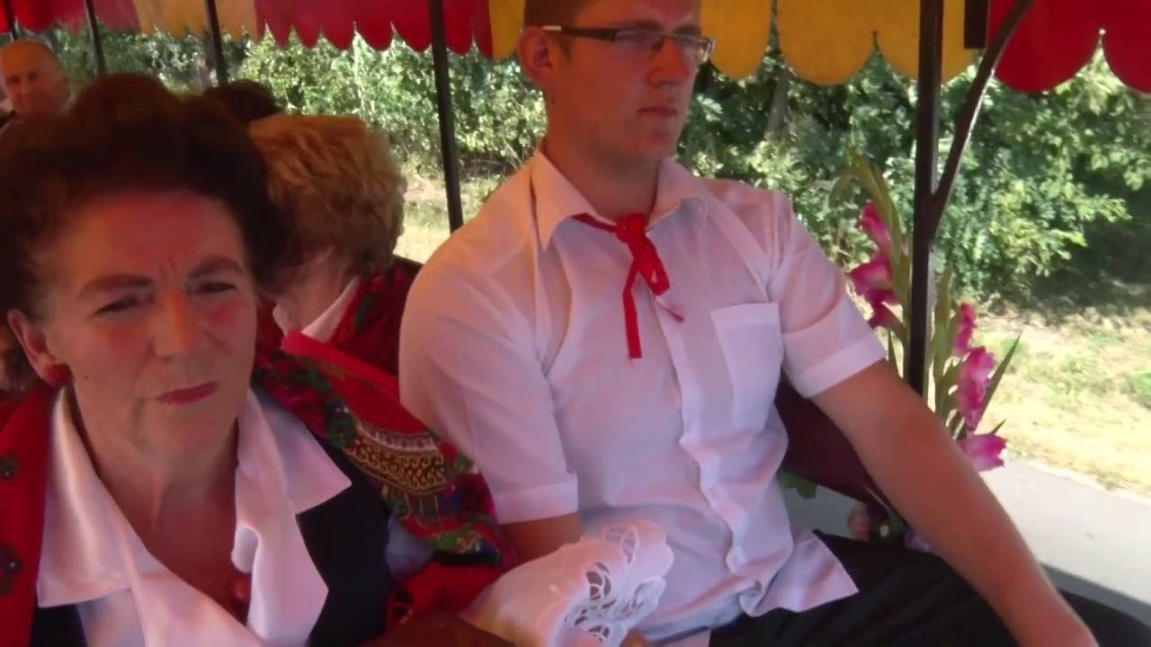 Wyjazd na kołbielskie dożynki, przybranym wozem, z Kapelą Mazowszaki grającą marsza  2016