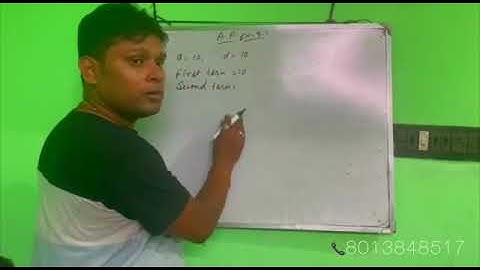 Find first four terms of A.P. whose first term and common difference given.