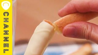 春巻きの皮で！サクサクチョコシガレット │ Spring Roll Cookies