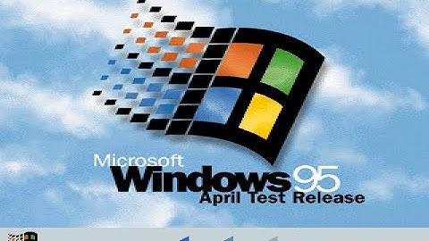 Windows 95 Build 445 (1995)