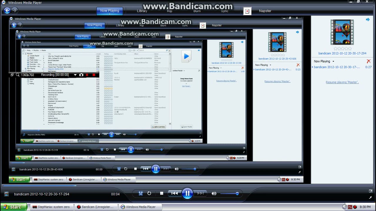 (HARSH NOISE WARNING) Windows XP VS  Bandicam - An Audio Experiment