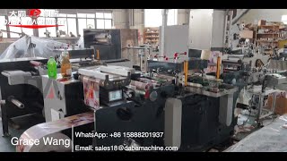 DABA High Speed(400times/min) Label Sticker Flatbed Die Cutting Machine With Servo Motor