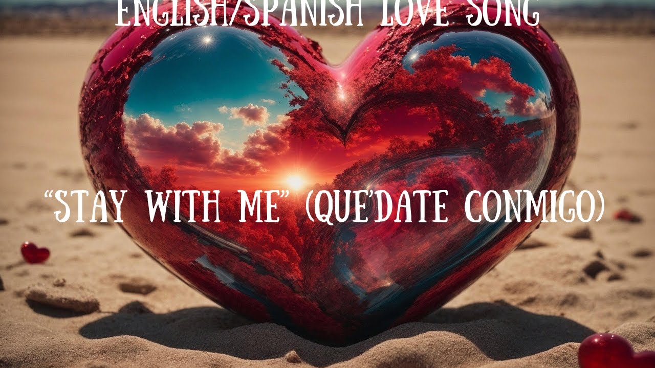“Stay With Me” (Quédate Conmigo) – Romantic English/Spanish Love Song  with Heartfelt Lyrics.