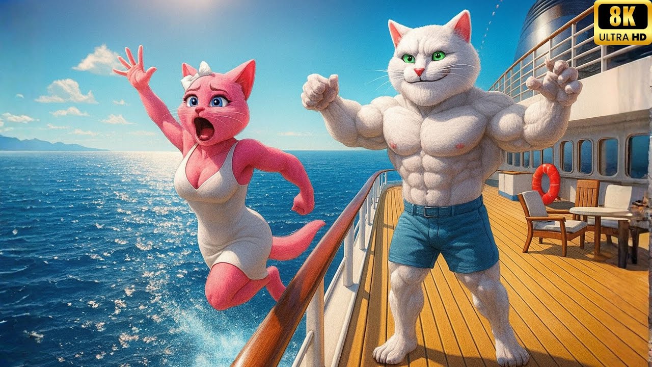 🌍☄️ The Kitten’s Mother Saved the Earth With Her Magical Hair! 🐱✨|AI-Created Video 🤖