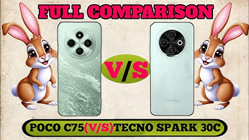 POCO C75(V/S)TECNO SPARK 30C:TECNO V/S POCO:FULL COMPARISON VIDEO🔥TECH SANTANU:WHICH ONE BETTER ?
