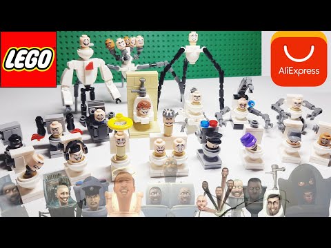 LEGO SKIBIDI TOILET #1» МУТАНТ 1.0, ДЬЯВОЛ И СВЯТОЙ СКИБИДИ | Лучший Набор с AliExpress ( 1 - 30 )