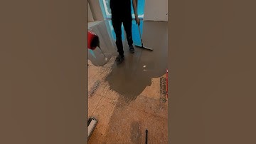 Self leveling over plywood #diy #flooring #hardwood #construction