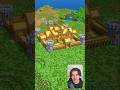 INSANE Minecraft Starter House Build | Best Survival Base EVER! #minecraft #shorts