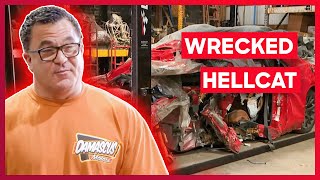 Andy Salvages A Wrecked Hellcat Engine | Junkyard Empire