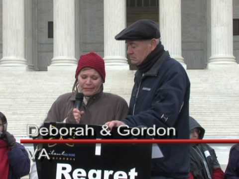 Deborah and Gordon speak about abortion