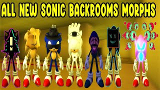 UPDATE - How To Find ALL NEW SONIC BACKROOMS MORPHS in Find The Sonic Morphs - PITFALLS