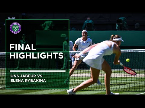 Elena Rybakina vs Ons Jabeur | Ladies' Singles Final Highlights | Wimbledon 2022