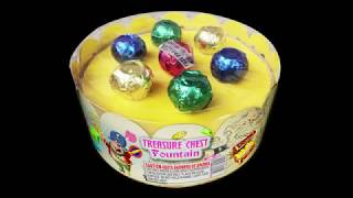Treasure Chest Fountain - Flashing Fireworks