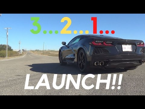 First Time Using Launch Control in My C8 Corvette