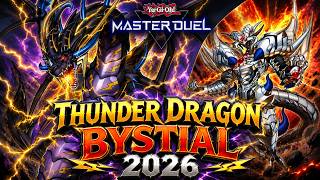 Thunder Dragon Bystial 2026 | Best Way To Play Thunder Dragon? Anti-Meta | Yu-Gi-Oh! Master Duel screenshot 2