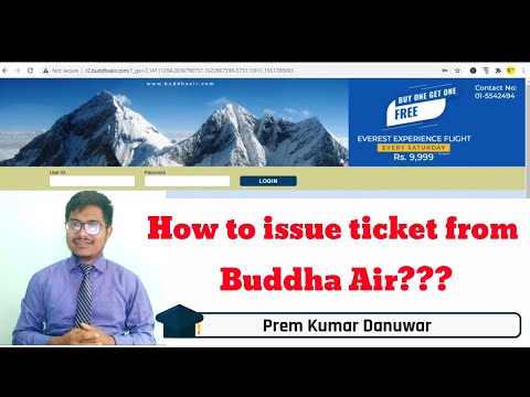 Domestic Ticketing-How to issue ticket from Buddha Air |Travel agents | by Prem Kumar Danuwar