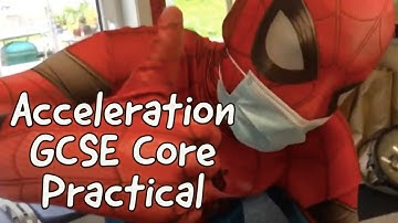 Acceleration GCSE Science Core practical- with Spiderman!