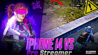 IPHONE 14 Vs Pro Streamer  Best squad wipe bgmi