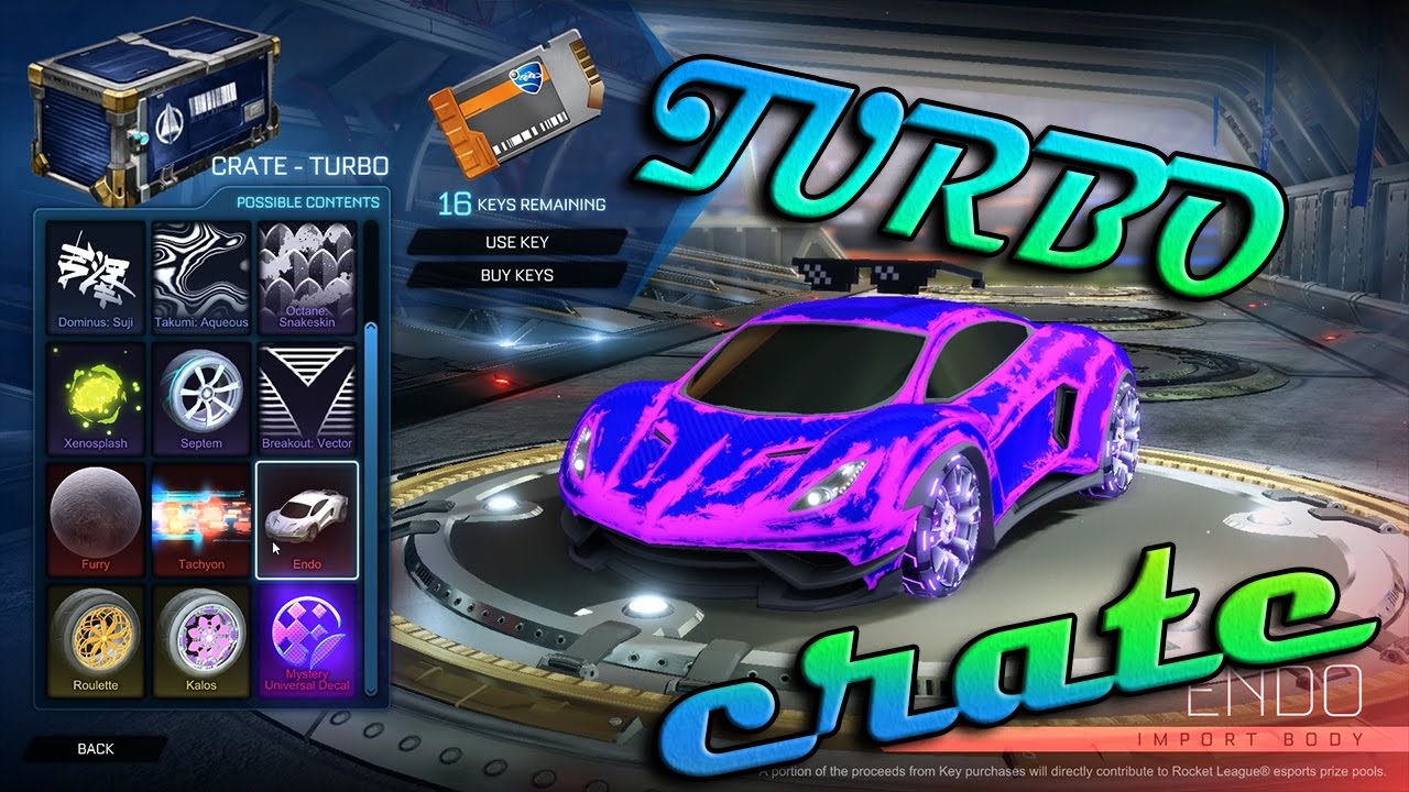 TURBO CRATE OPENING! ГОРЯЧАЯ НОВИНКА! ОБЗОР! | Rocket League