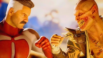 Omni-Man offers Baraka a cure (All Intro Dialogues Omni-Man Vs Baraka) - Mortal Kombat 1