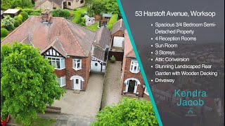 Stunning Property For Sale! 53 Harstoft Avenue, Worksop