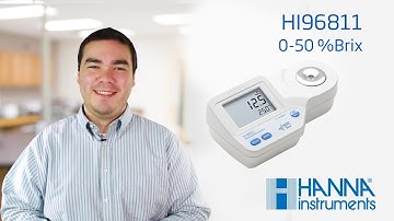 Learn About the Hanna Instruments Wine Refractometer for Sugar in Must and Juice HI96811