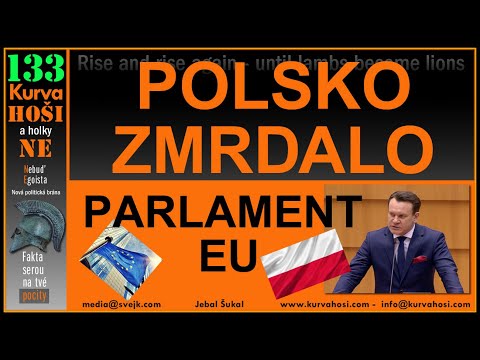 POLSKÝ POSLANEC EVROPSKÉHO PARLAMENTU ZMRDAL CELÉ EU VE TŘECH MINUT