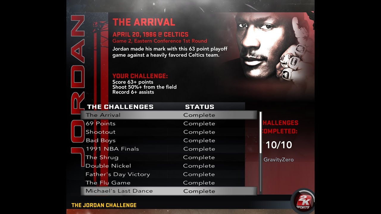 2k11 jordan challenge