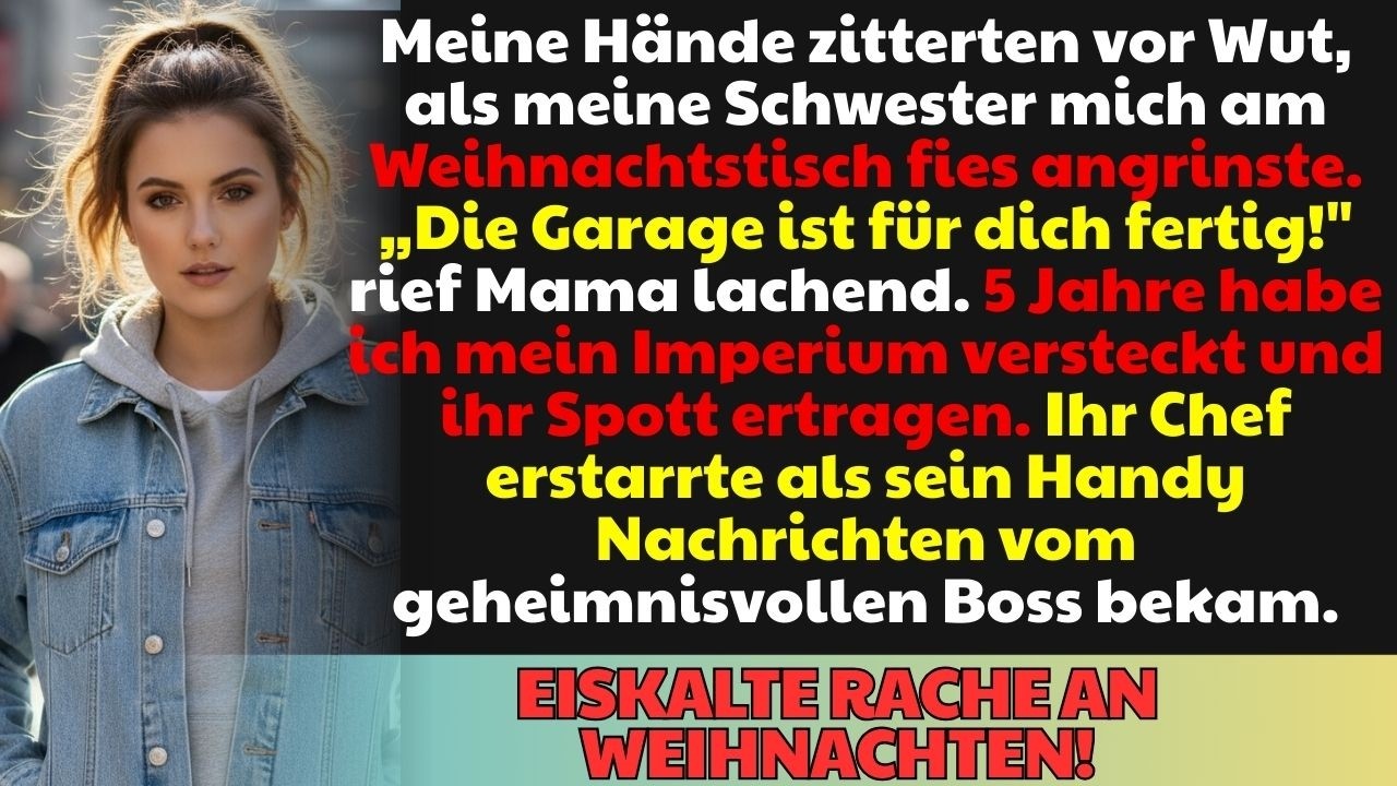 Meine Familie verbannte mich Heiligabend in die eiskalte Garage – bis sie sahen, wem alles gehört