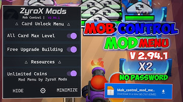 Mob Control Mod Menu v2.94.1 | Unlimited Money & All Features Unlocked