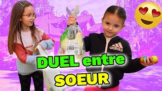 DUEL ENTRE SOEURS! QUI GAGNERA !? CHASSE AUX OEUFS de PÂQUES