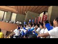 新田高校  野球部 ハンドボール部 応援  アルプス一万尺‼️‼️