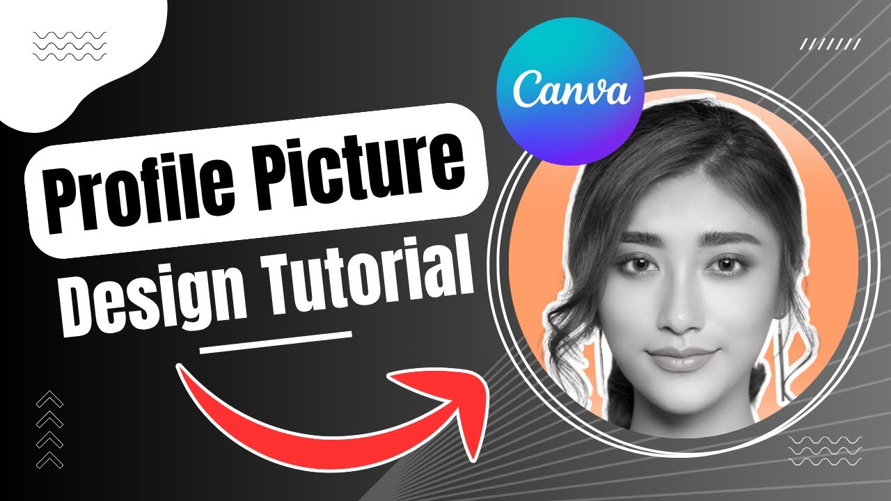 Social Media Profile Picture Design Tutorial In Canva 2025 (Quick and Easy!)