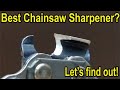 Which Chainsaw Sharpener is Best? Let's find out! Stihl, Granberg, Chicago Electric, Oregon