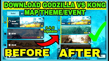 HOW TO DOWNLOAD GODZILLA vs KONG MAP/THEME/EVENT IN PUBG MOBILE | DOWNLOAD TITAN STRIKES THEME | XGE