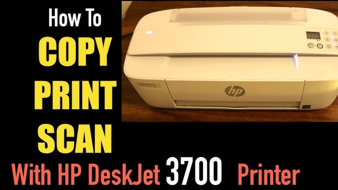 Configuration d'une imprimante HP DeskJet série 3700