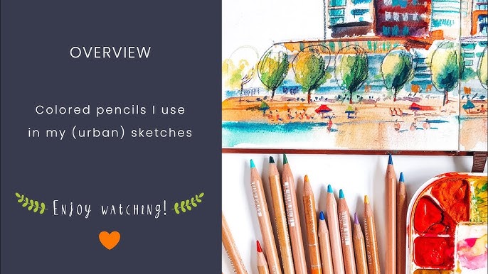 5 types of travel sketching kits I use: watercolor, minimal, study