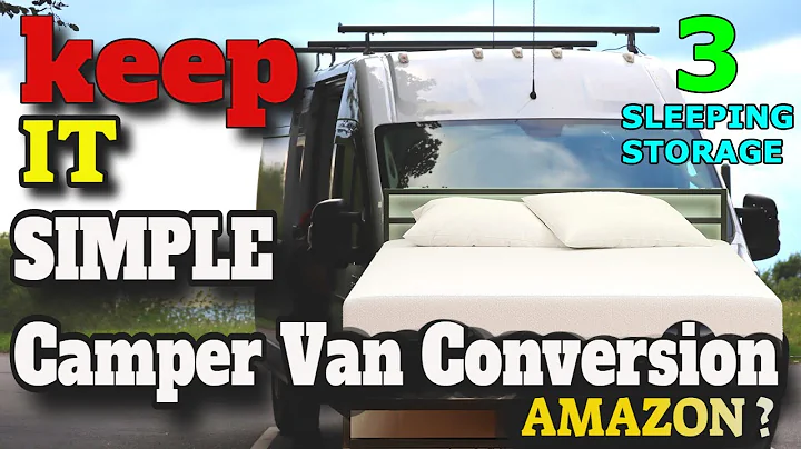 Simple Camper Van Conversion | Real Mattress For Sleeping