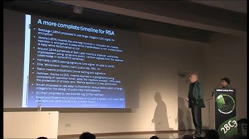 28c3: The future of cryptology: which 3 letters algorithm(s) could be our Titanic?