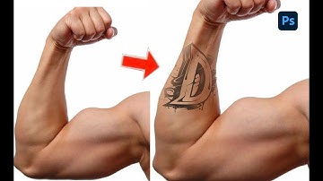 Use a Tattoo Font to Add a Realistic Tattoo to a Photo in Photoshop