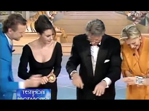 Monica Bellucci & Alain Delon 1990