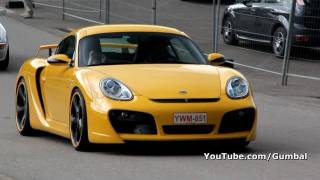 Porsche Cayman Techart GT Widebody!! 1080p HD