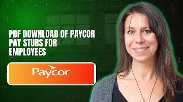 PDF download of Paycor pay stubs for employees