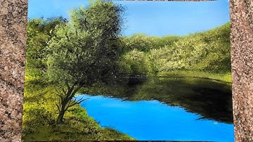 Landscape Acrylic Painting Tutorial for Beginners | Learn To Paint With Yash