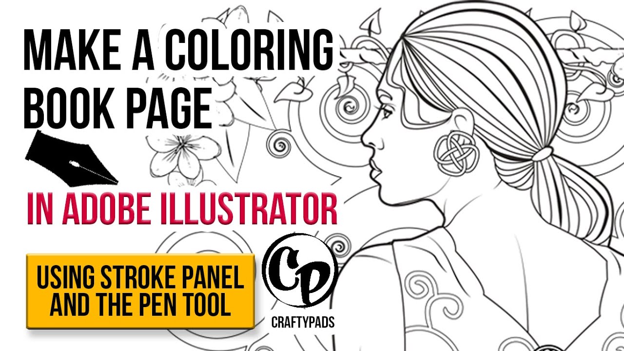 Make A Coloring Book Page In Adobe Illustrator Using The Pen Tool And Make A Coloring Book Page In Adobe Illustrator Using The Pen Tool And