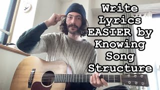 Songwriting Tip - Write Lyrics MUCH Easier By Recognizing How Songs Loop