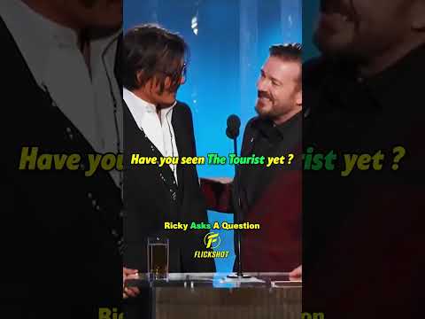 Ricky Gervais Asks Johnny Depp A 'Question'