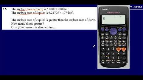 12. Standard Form (GCSE Maths - Edexcel Practice Tests Set 2 - 3H)