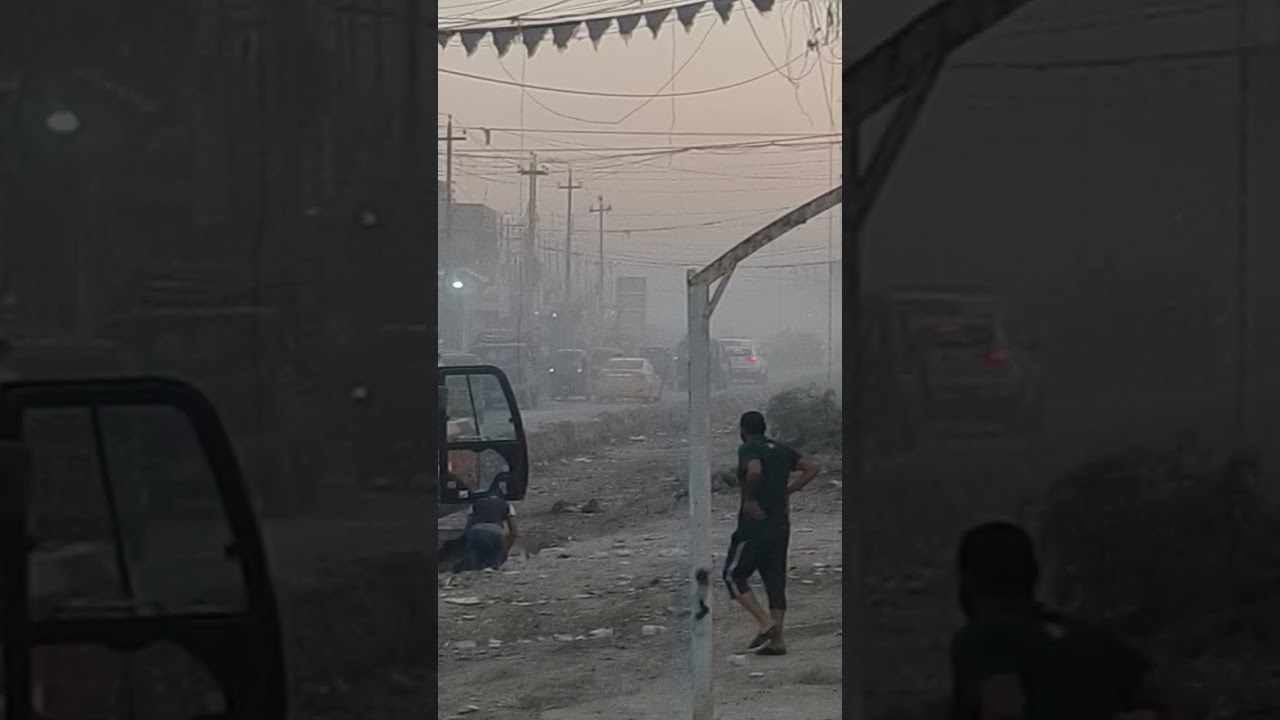 بغداد العزيزه منطقة سبع قصور ٢٠٢٣ /٩/٢٥ /ناس  صعدت للقمر وحنه شارع مابلطينه